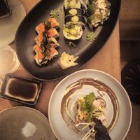 Sushi plate at Bloom Sushi in Paris