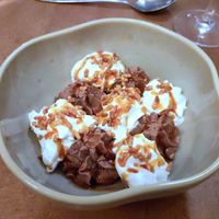 Chocolate ganache at Bloom Sushi in Paris