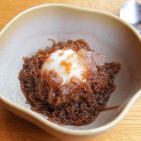 Mont-blanc dessert at Bloom Sushi in Paris