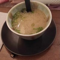 Miso soup (probably from packet as it tasted as any other miso soup in a random japanese restaurant) at Bloom Sushi in Paris
