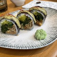 Pesto sushi  at Bloom Sushi in Paris