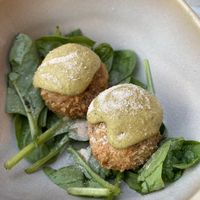 Shiitake Arancinii  at Bloom Sushi in Paris