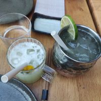 Paris-Tokyo Mule and wasabi cocktail : refreshing and not too strong at Bloom Sushi in Paris