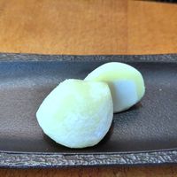 Iced mochi at Bloom Sushi in Paris
