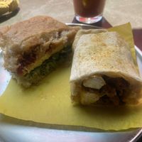 Half a vegan boujee and half a vegan hustler  at Odie B's in Denver