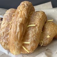 Cheese and marmite croissant  at Forest Bakery in Bristol