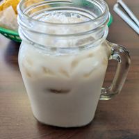 Horchata at El Cantaro Vegan Taqueria in Sacramento