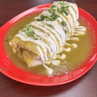 Wet burrito  at El Cantaro Vegan Taqueria in Sacramento