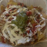 Life-changing Nachos  at El Cantaro Vegan Taqueria in Sacramento