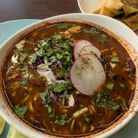 Pozole at El Cantaro Vegan Taqueria in Sacramento