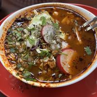Posole   at El Cantaro Vegan Taqueria in Sacramento