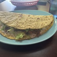 Chikn quesadillaa  at El Cantaro Vegan Taqueria in Sacramento