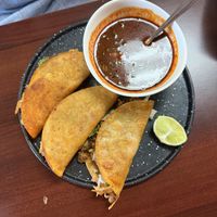   at El Cantaro Vegan Taqueria in Sacramento