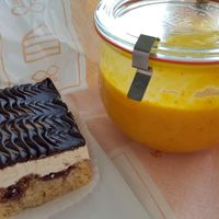 The only vegan stuff they had at Die kleine Zuckerbackerei in Bochum