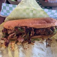 Philly Cheezesteak  at Happy Vegan in Fountain Valley