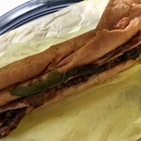 Philly cheesesteak  at Happy Vegan in Fountain Valley