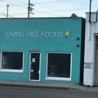 Store front of Living Tree Foods at Living Tree Foods in New Westminster