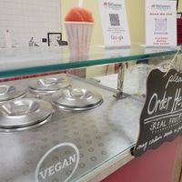 Strawberry-guava ice at DiCosmo's Italian Ice Metuchen in Metuchen