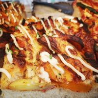 Pumpkin and Potato Foccacia at Miss Sina in Marrickville