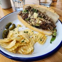 Philly cheese steak at Miss Sina in Sydney