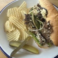 Philly cheesesteak   at Miss Sina in Marrickville