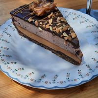 Reese tart at Miss Sina in Marrickville