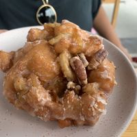Banana & Pecan fritter  at Miss Sina in Marrickville