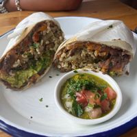 Brekky burrito  at Miss Sina in Marrickville