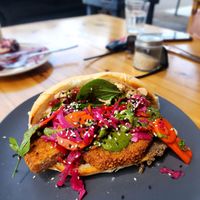 Marrickville schnitzel at Miss Sina in Sydney