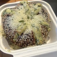 Herb cream cheese pretzel thing - garlicky goodness.  at Miss Sina in Marrickville