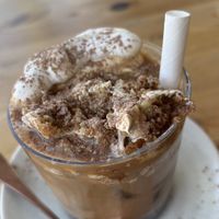 Iced  tiramisu with soy   at Miss Sina in Marrickville