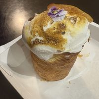 Lemon meringue cruffin thing  at Miss Sina in Marrickville