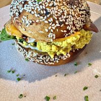 Breakfast Bagel 🥯  at Miss Sina in Marrickville