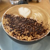 Soy cappuccino, with of course no vegan tax for plant milk!  at Miss Sina in Marrickville