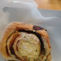 Cheese and Vegemite scroll at Miss Sina in Marrickville