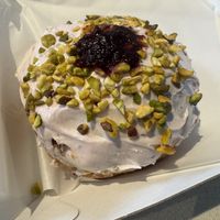 Blueberry donut  at Miss Sina in Marrickville