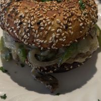 Philly bagel  at Miss Sina in Sydney