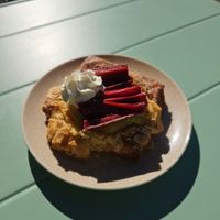 Rhubarb Danish at Miss Sina in Sydney