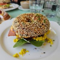 Breakky bagel at Miss Sina in Sydney