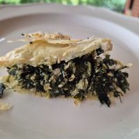 Spanakopita $14: flaky filo, pretty nice spinach filling at Miss Sina in Sydney