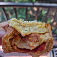 Lasagne danish $14.00: delish as always at Miss Sina in Sydney