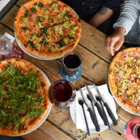 Vegan Pizza! at Zeus Pizza in Berlin