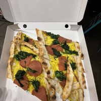 Pizza Pide Vegan  at Zeus Pizza in Berlin