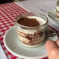 Vegan tiramisu  at Zeus Pizza in Berlin