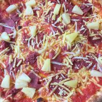 Vegan Hawaii Pizza at Zeus Pizza in Berlin