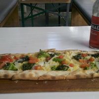 my vegan Pide at Zeus Pizza in Berlin