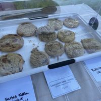 A small selection of what they offer at the farmers’ market   at Obviously Plantbased Foods in Springwater