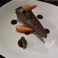 Set menu chocolate cake  at Okaniko Restaurant in Santa Cruz La Laguna