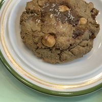 Black rice and hazelnut cookie  at Meandri  in Busan
