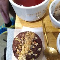 Vegan brownie at Espresso Mafia  in Girona